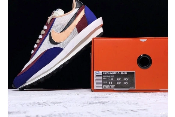 Waffle LD White sacai Blue Nike BV0073-700 0312